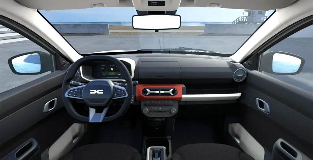 Dacia-Spring-Expression-Electric-33kW-45CV-interior-delantera