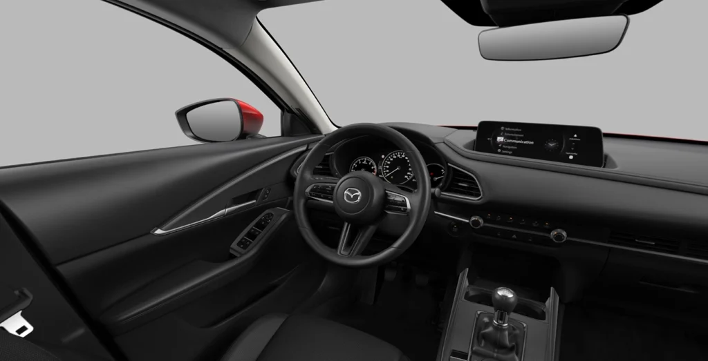 MAZDA-CX-30-2.5L-E-SKYACT-G-MHEV-PRIME-LINE-MANUAL-interior-delantera